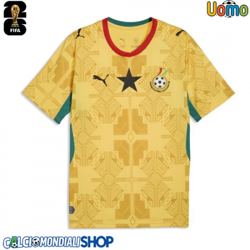 Maglie da calcio Ghana Seconda Maglia Mondiali 2026  Manica Corta